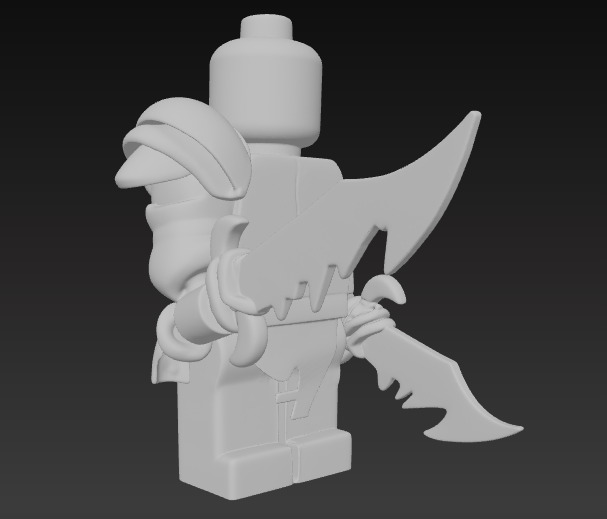 LEGO KRATOS 3D print model_4