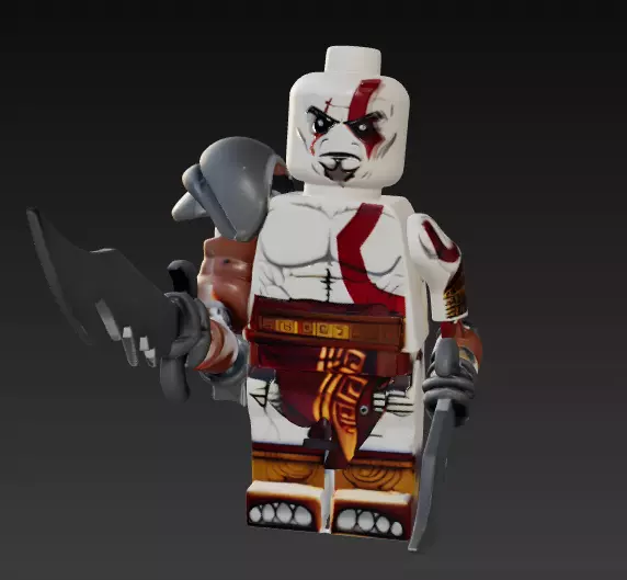 LEGO KRATOS 3D print model_0