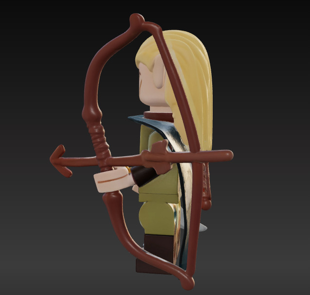 LEGO LEGOLAS 3D print model_1