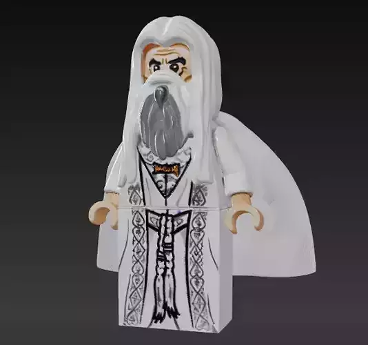 LEGO SARUMAN 3D print model