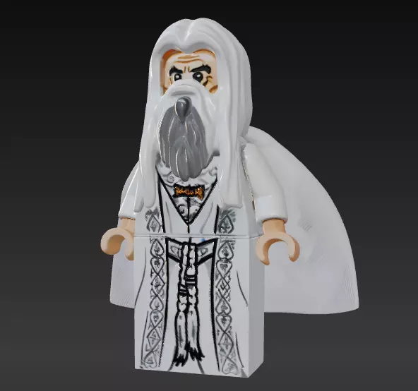 LEGO SARUMAN 3D print model_0