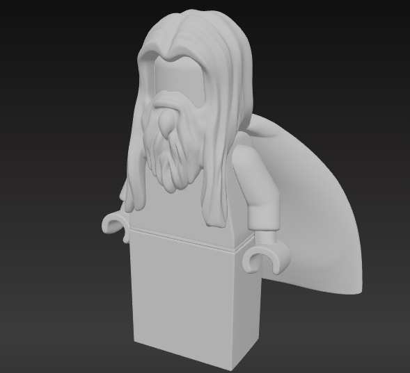 LEGO SARUMAN 3D print model_3