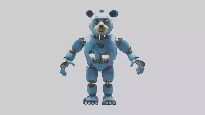 Robot version of a robot bear model