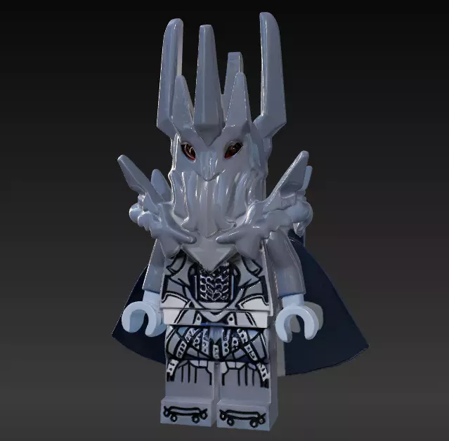 LEGO SAURON 3D print model_0