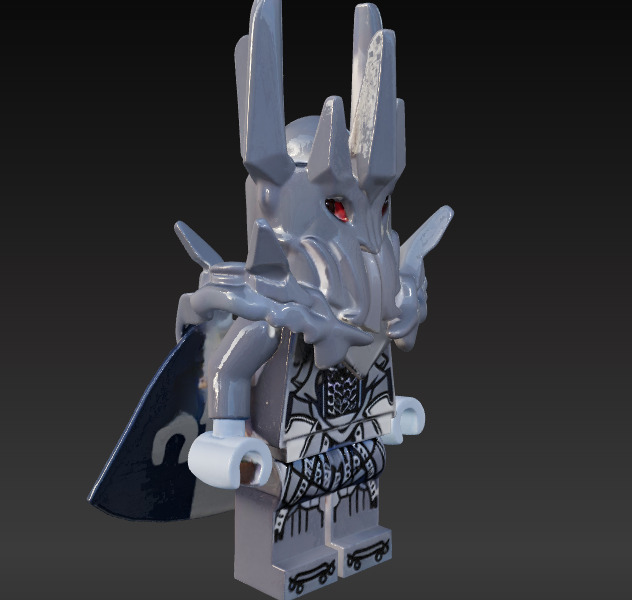 LEGO SAURON 3D print model_3