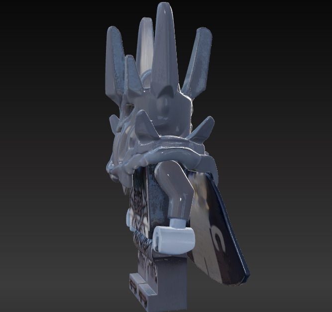 LEGO SAURON 3D print model_1