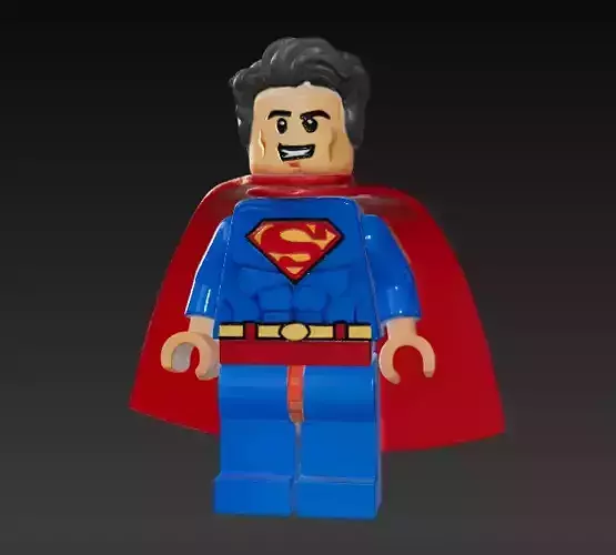 LEGO SUPERMAN 3D print model
