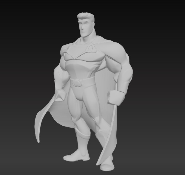 SUPERMAN 3D print model_4