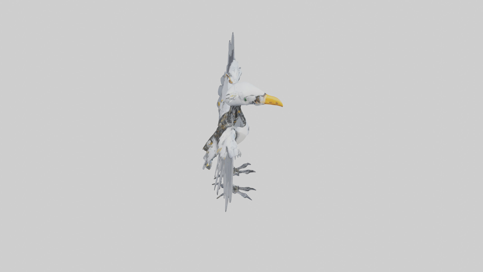 Robot version of a robot bird model 3D model_18