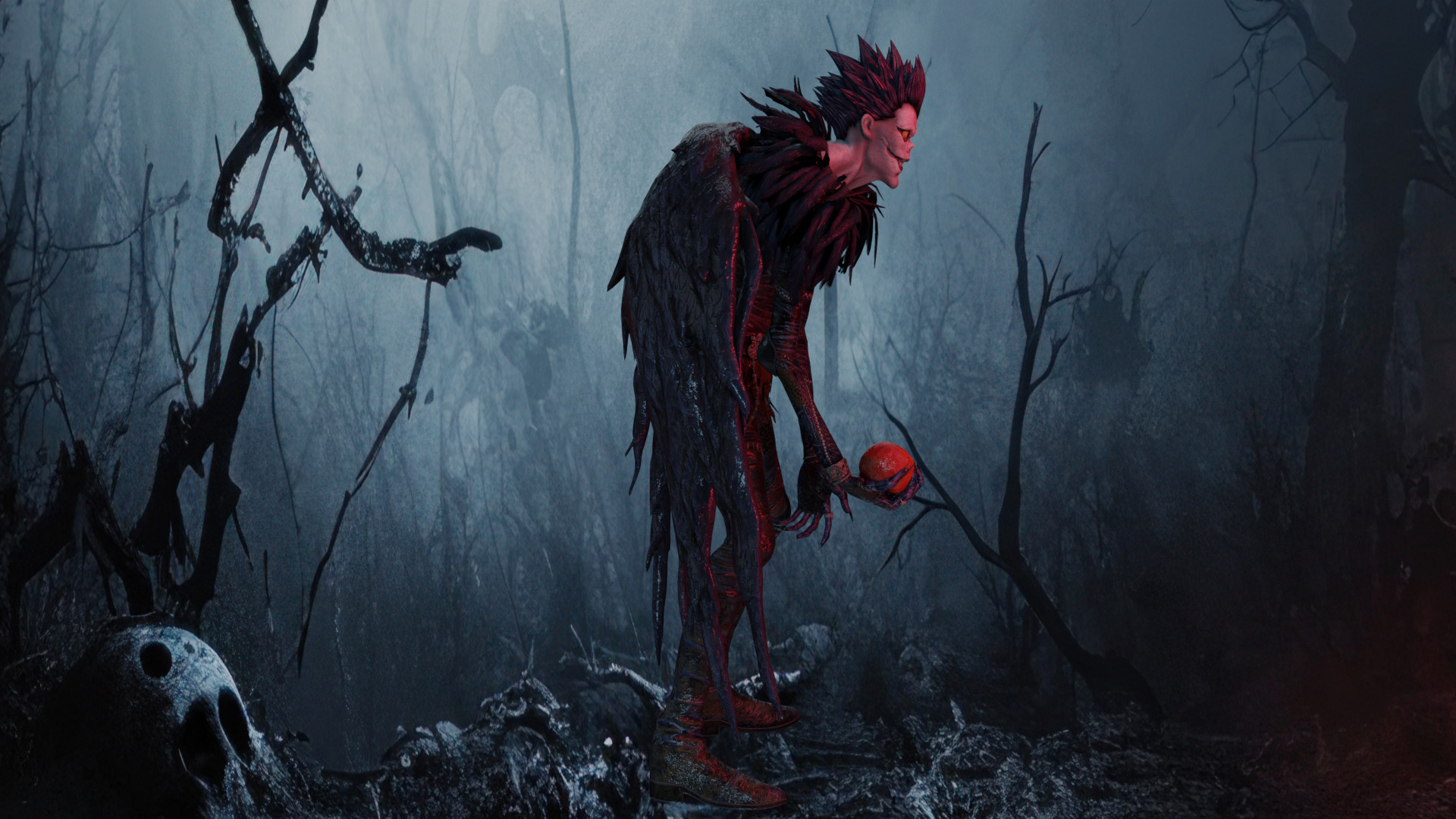 Ryuk Death Note Low-poly 3D model_4