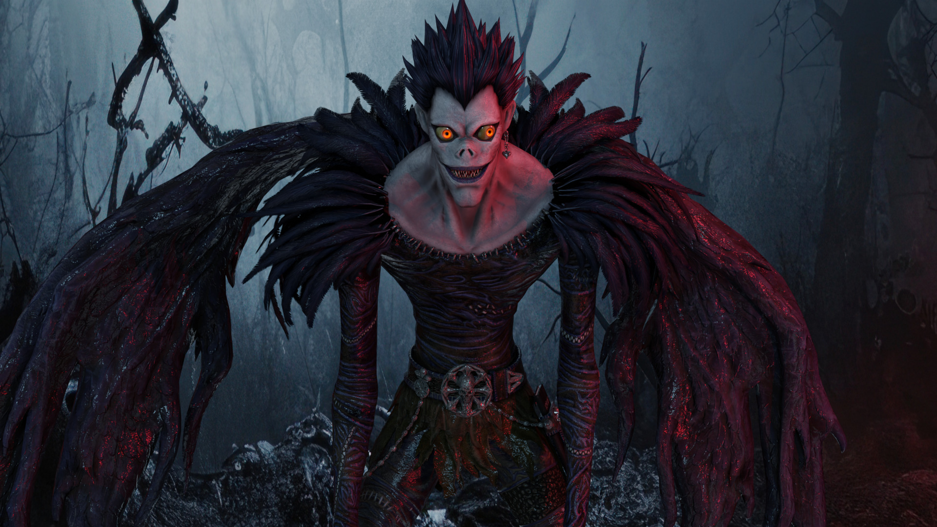 Ryuk Death Note Low-poly 3D model_1