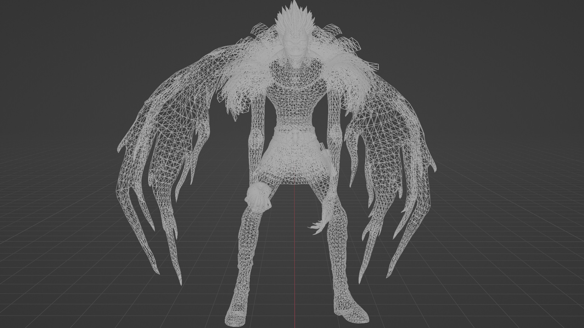 Ryuk Death Note Low-poly 3D model_8