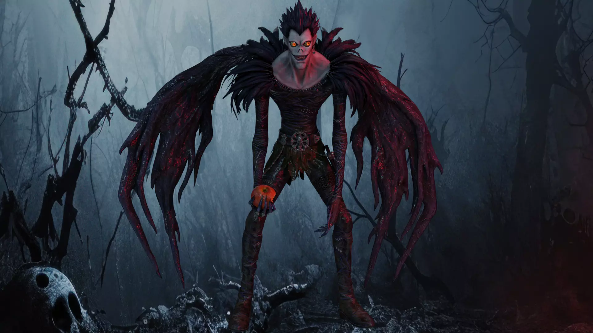 Ryuk Death Note Low-poly 3D model_0