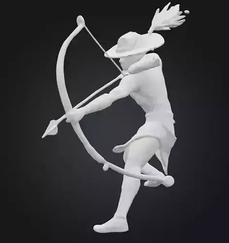 Orixa Oxossi - Ode - Umbanda Candomble  3D print model