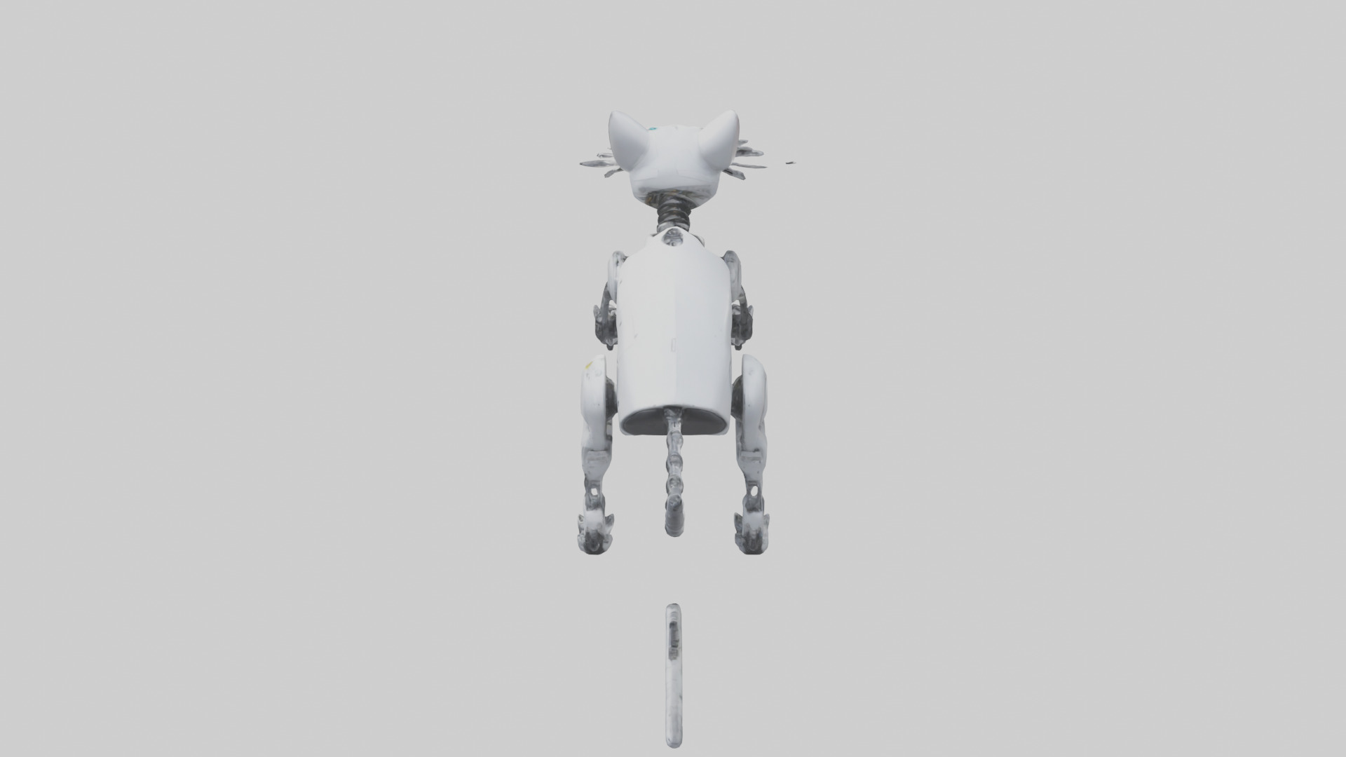 Robot version of a robot cat model 3D model_15