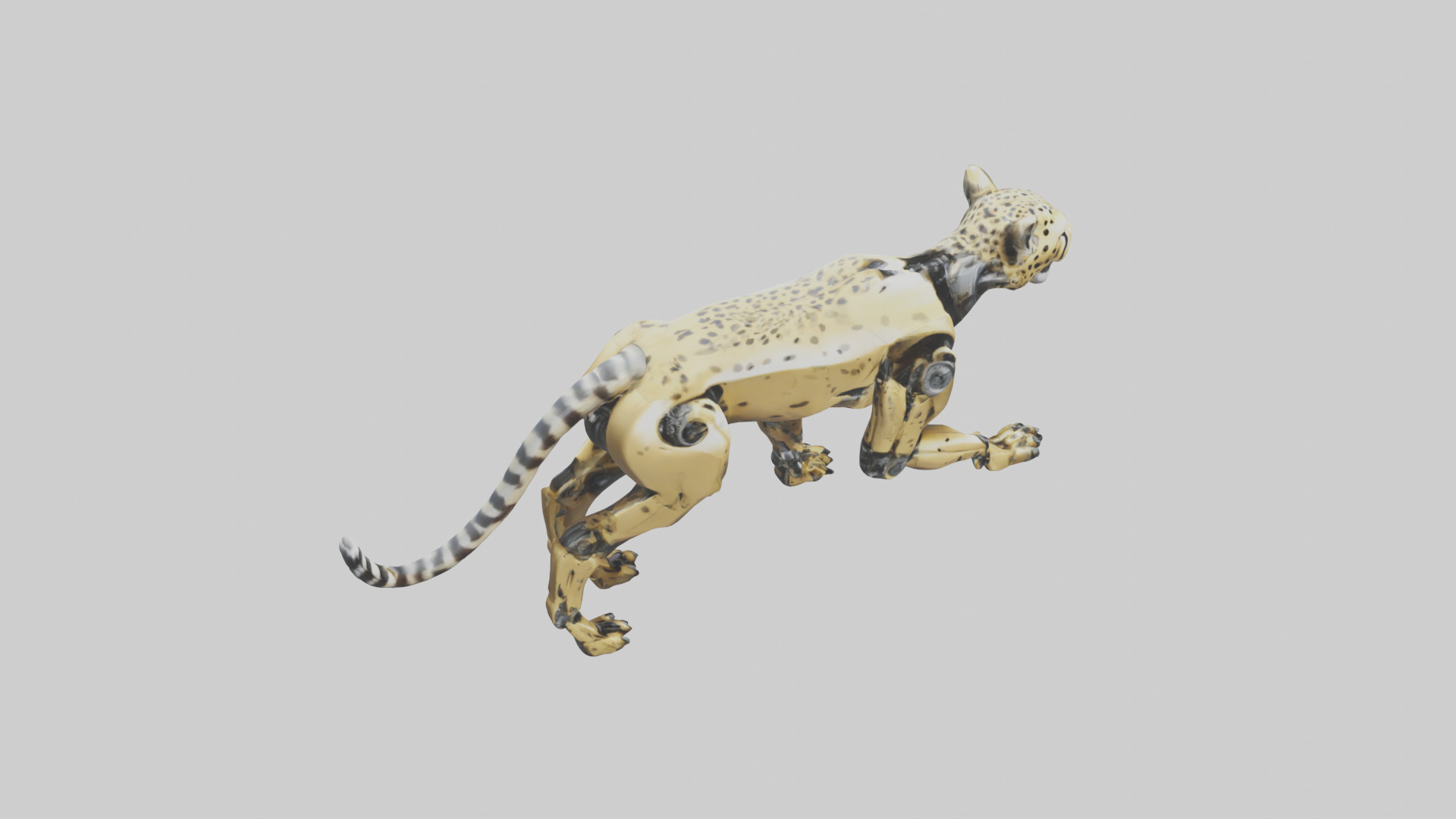 Robot version of a robot cheetah model 3D model_18