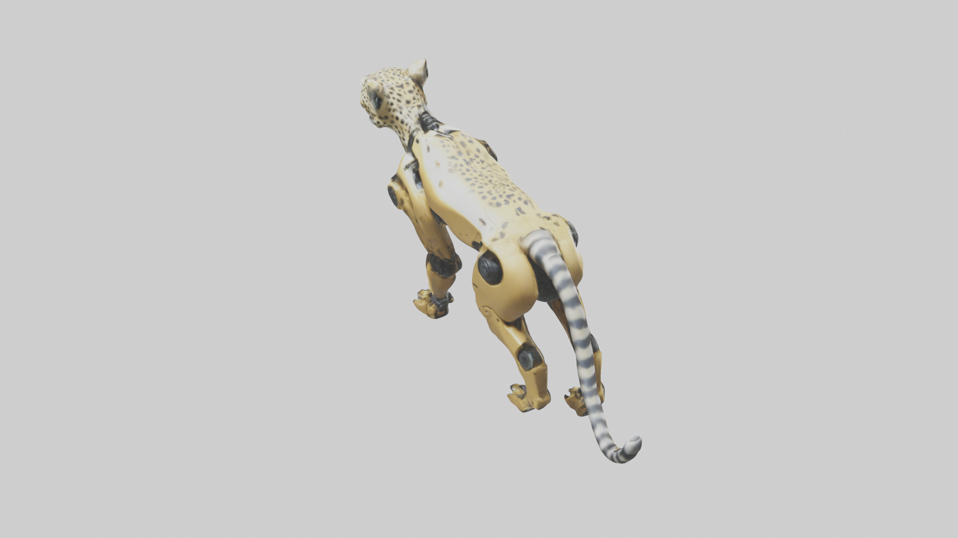 Robot version of a robot cheetah model 3D model_15
