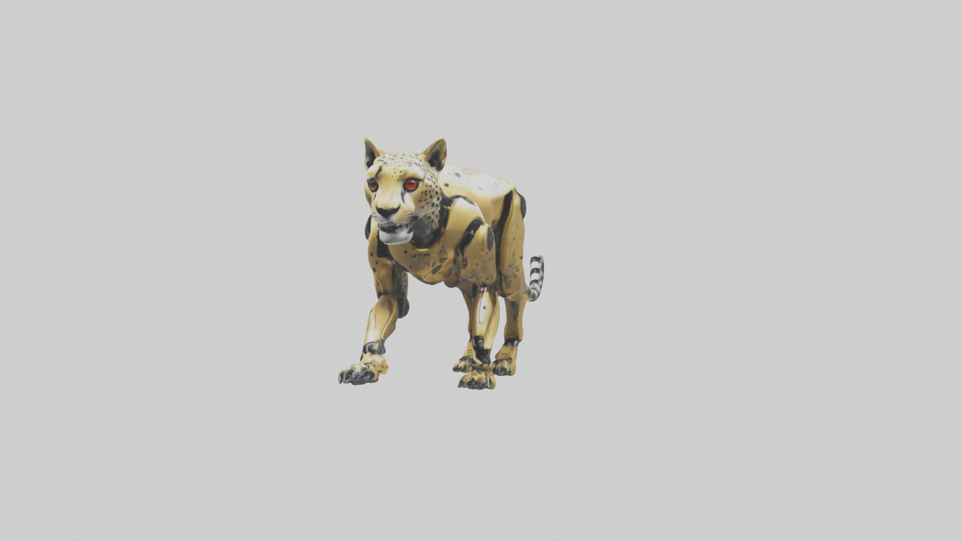 Robot version of a robot cheetah model 3D model_10