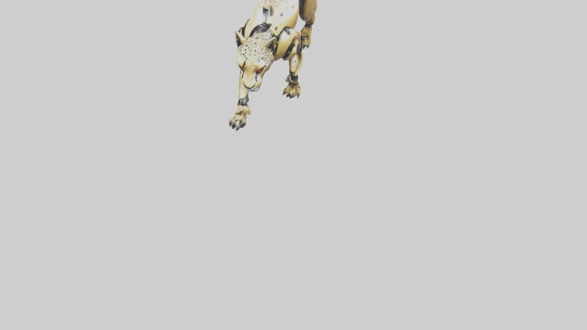 Robot version of a robot cheetah model 3D model_5