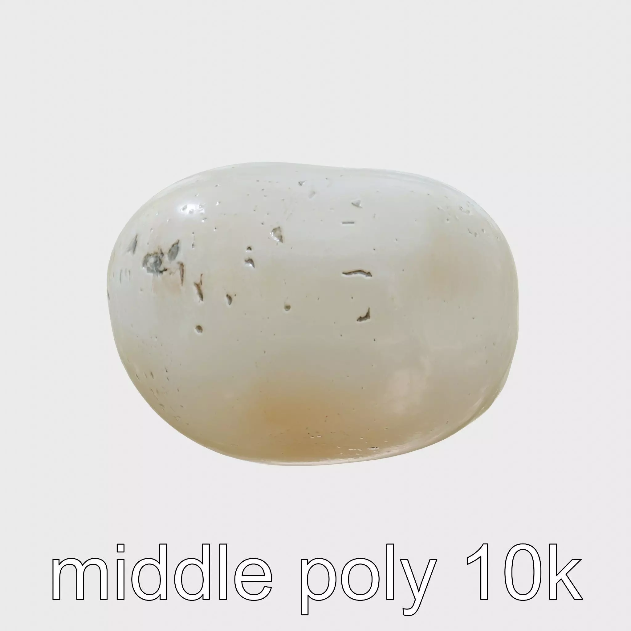 Moonstone Gem Natural Rendering Model Low-poly 3D model_0