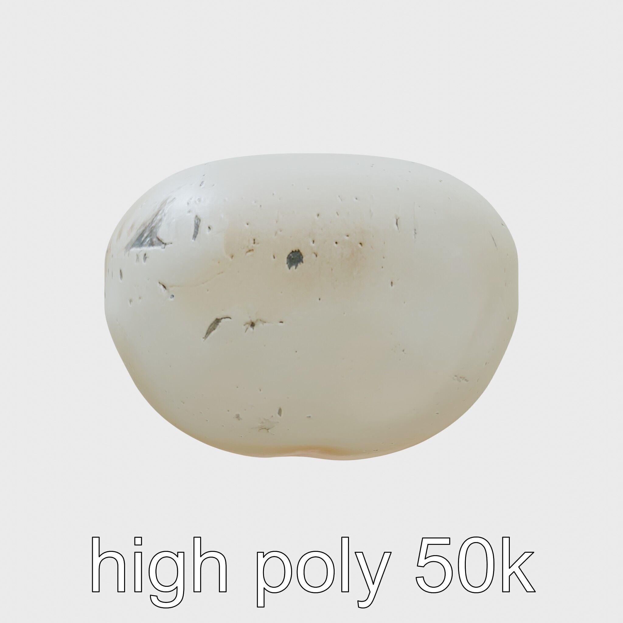 Moonstone Gem Natural Rendering Model Low-poly 3D model_5