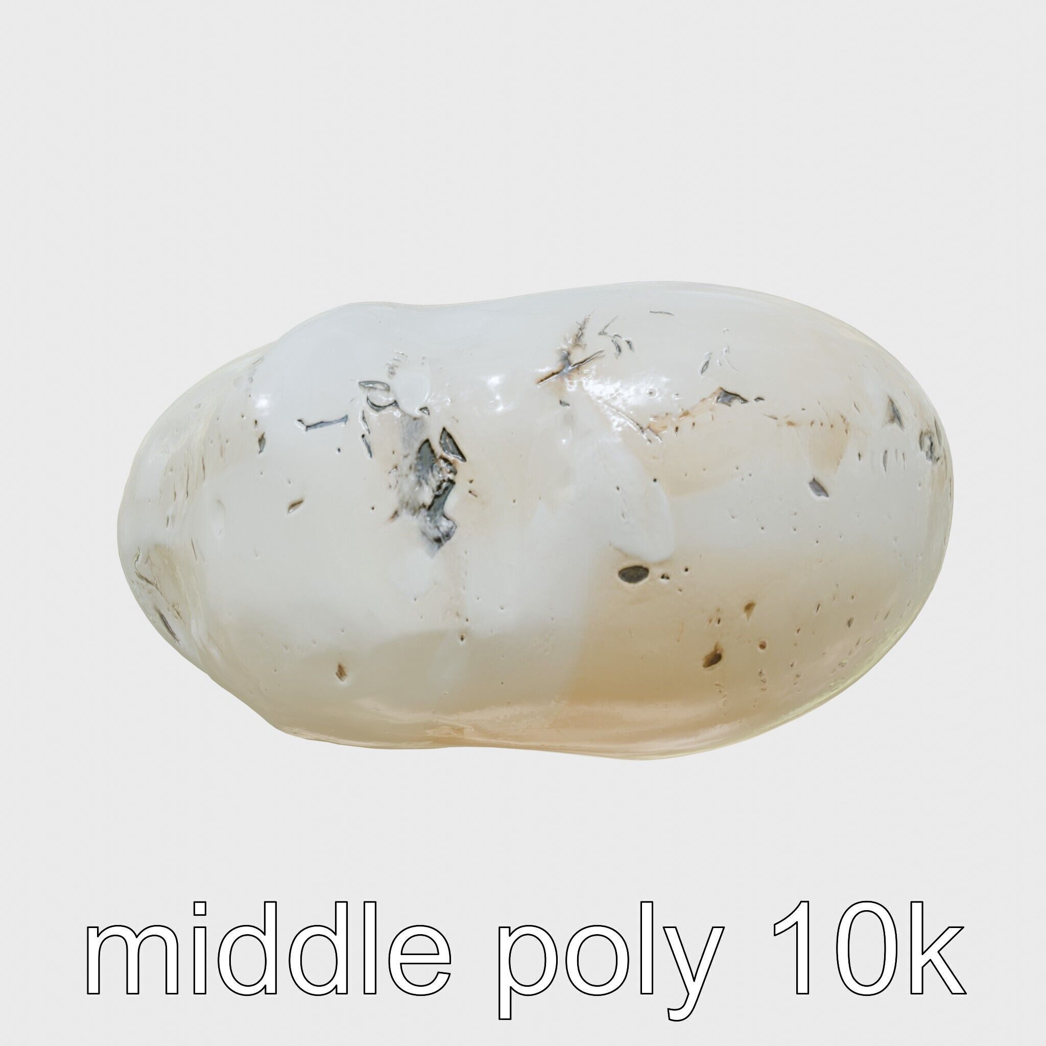 Moonstone Gem Natural Rendering Model Low-poly 3D model_22