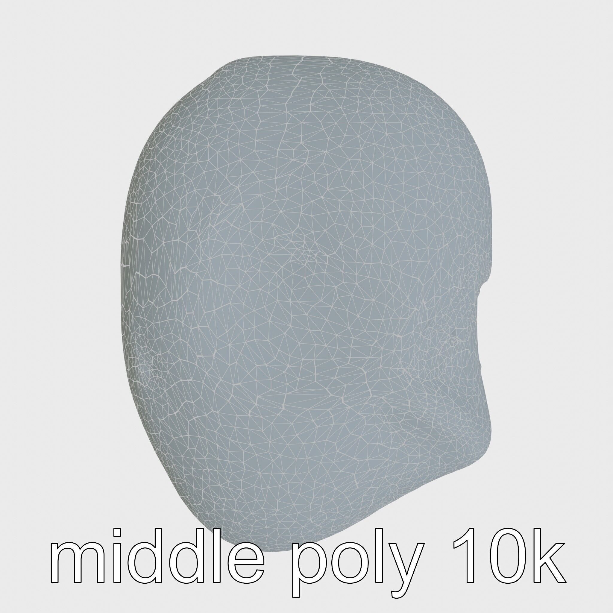 Moonstone Gem Natural Rendering Model Low-poly 3D model_30