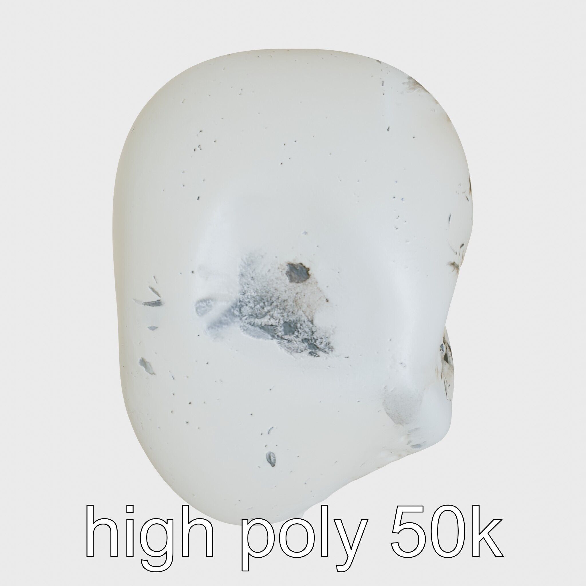 Moonstone Gem Natural Rendering Model Low-poly 3D model_29