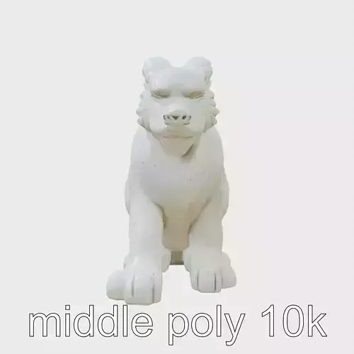 Ancient Stone Gargoyle Sculpture