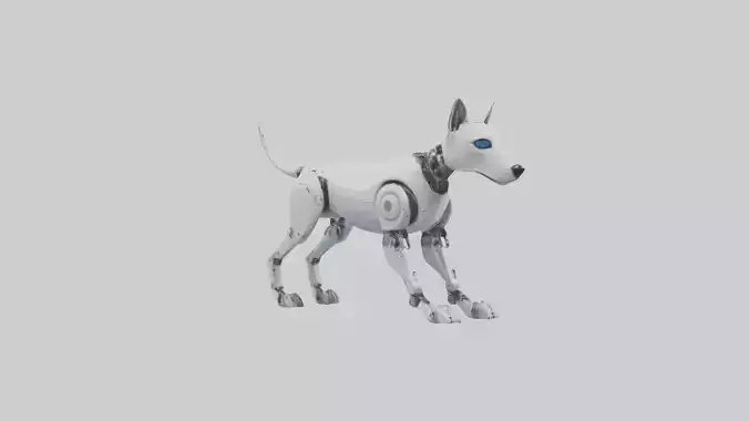 Robot version of a robot dog model