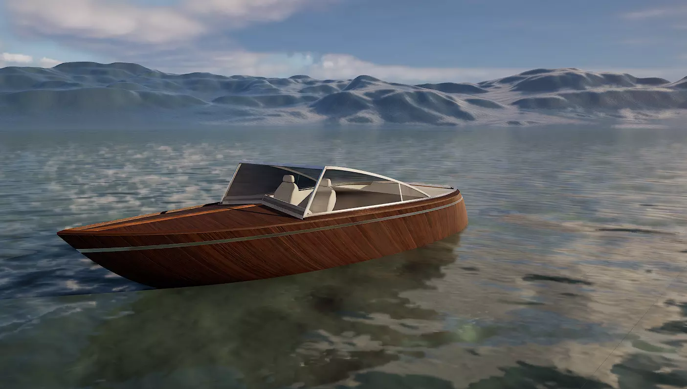 Yacht Runabout Made With Rhino8 3D model