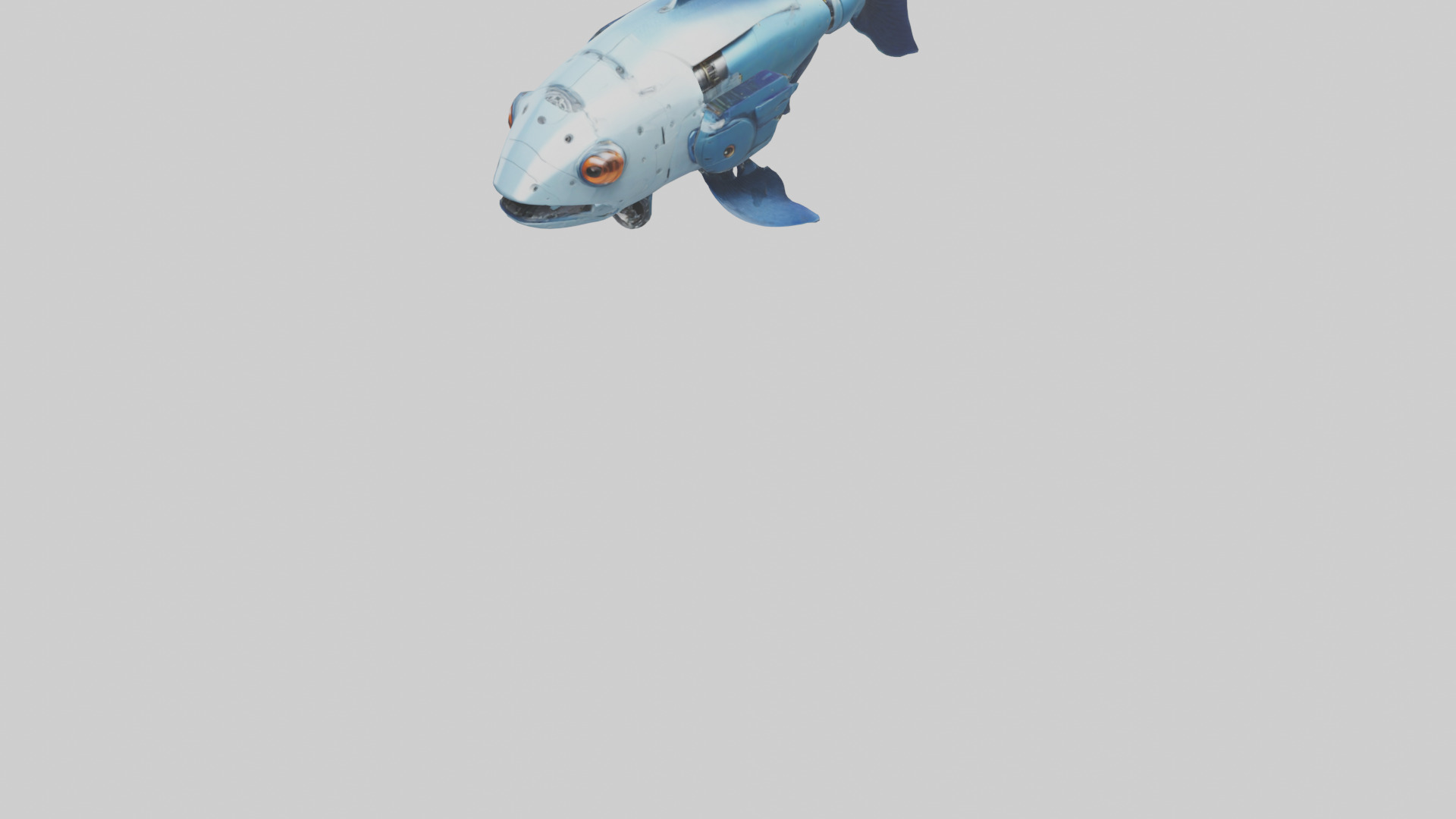 Robot version of a robot fish model 3D model_7