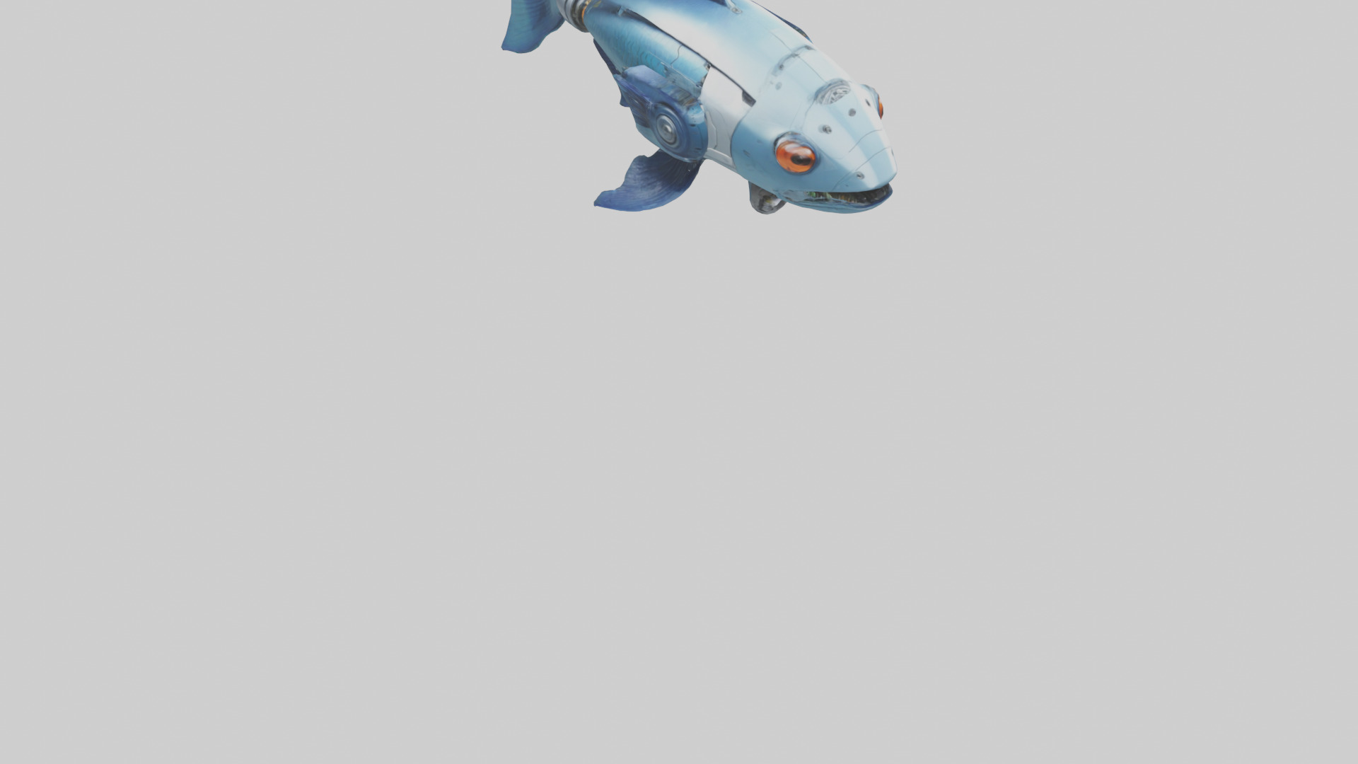 Robot version of a robot fish model 3D model_8