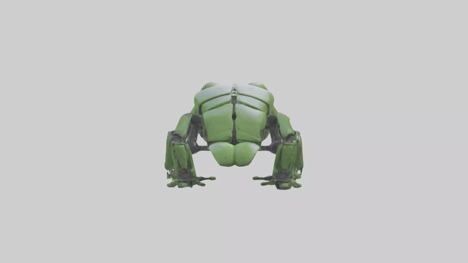 Robot version of a robot frog model 3D model_0