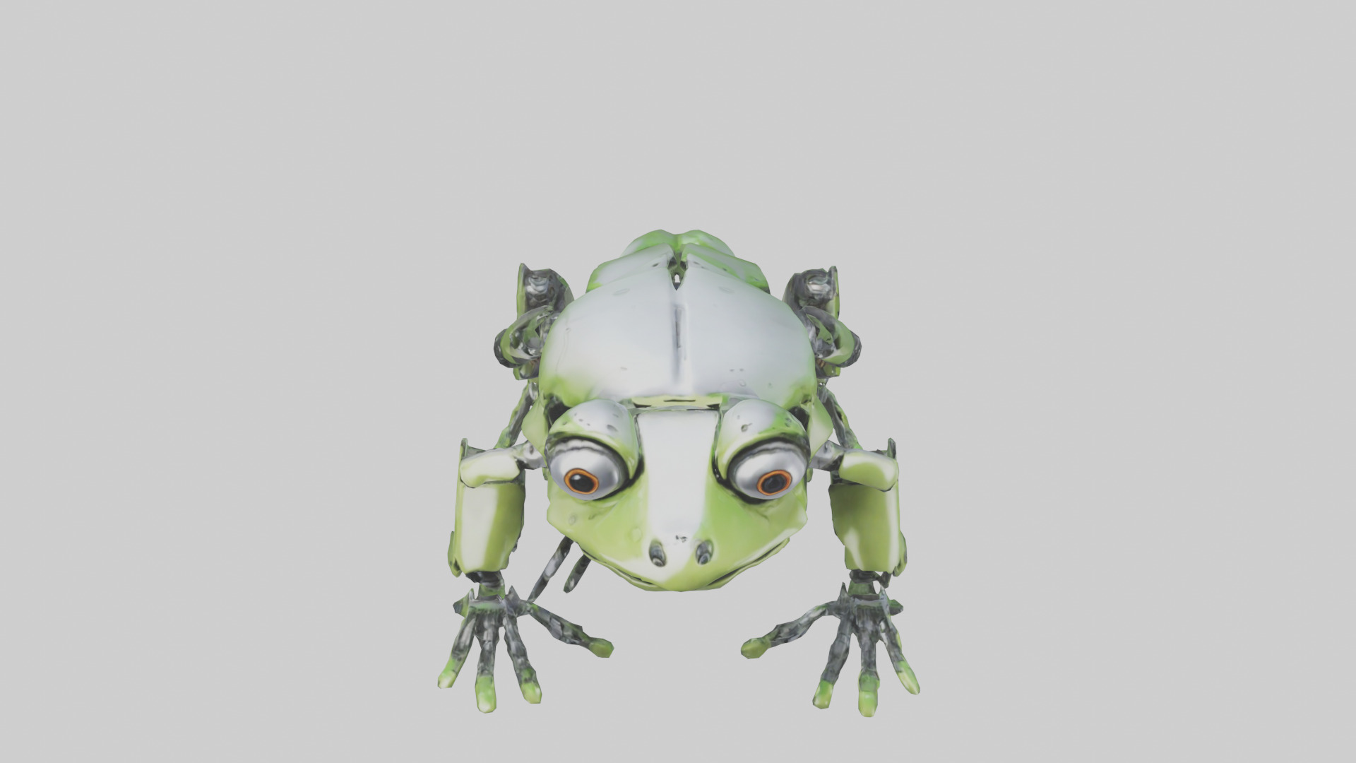 Robot version of a robot frog model 3D model_16
