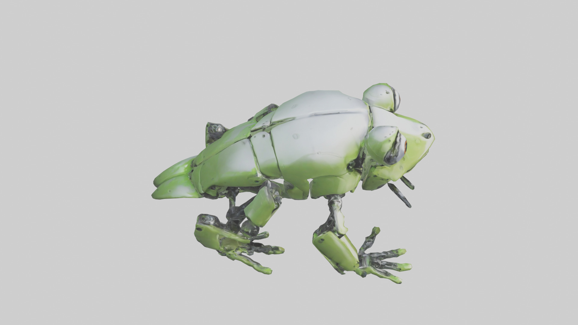 Robot version of a robot frog model 3D model_18
