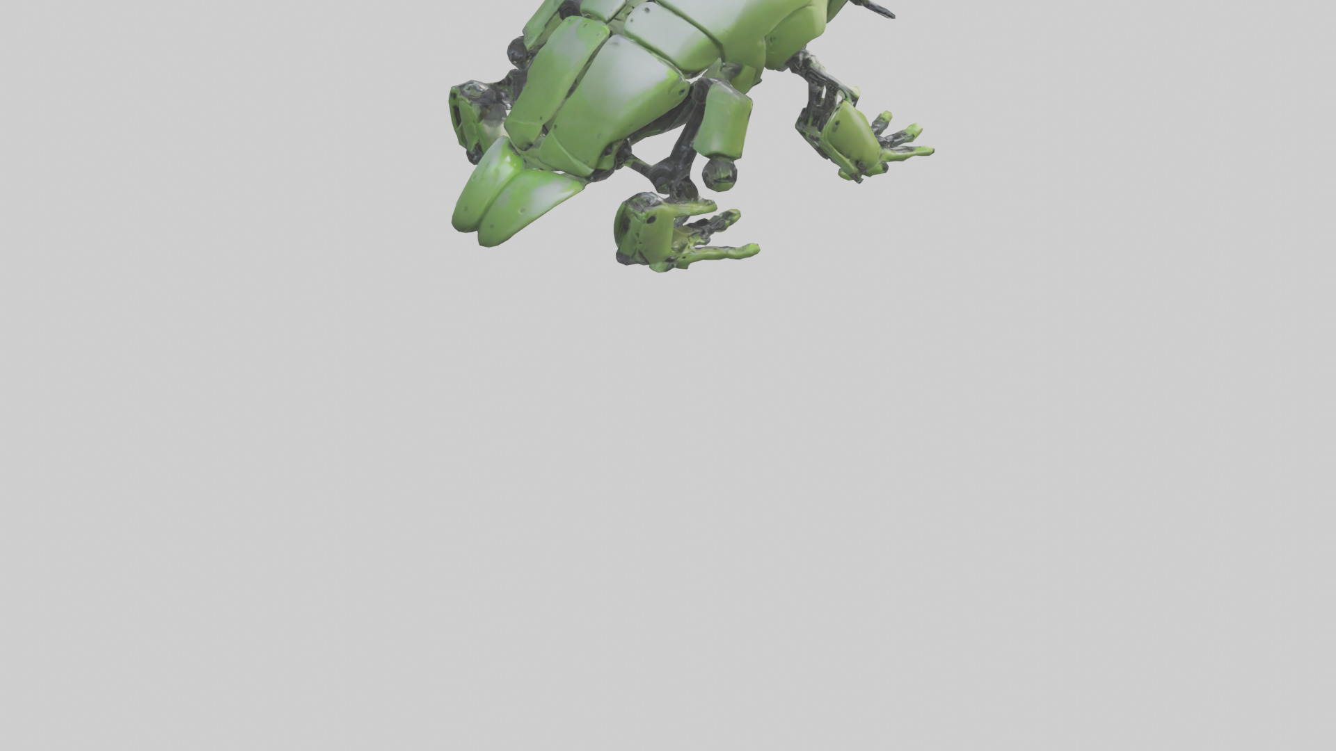 Robot version of a robot frog model 3D model_4