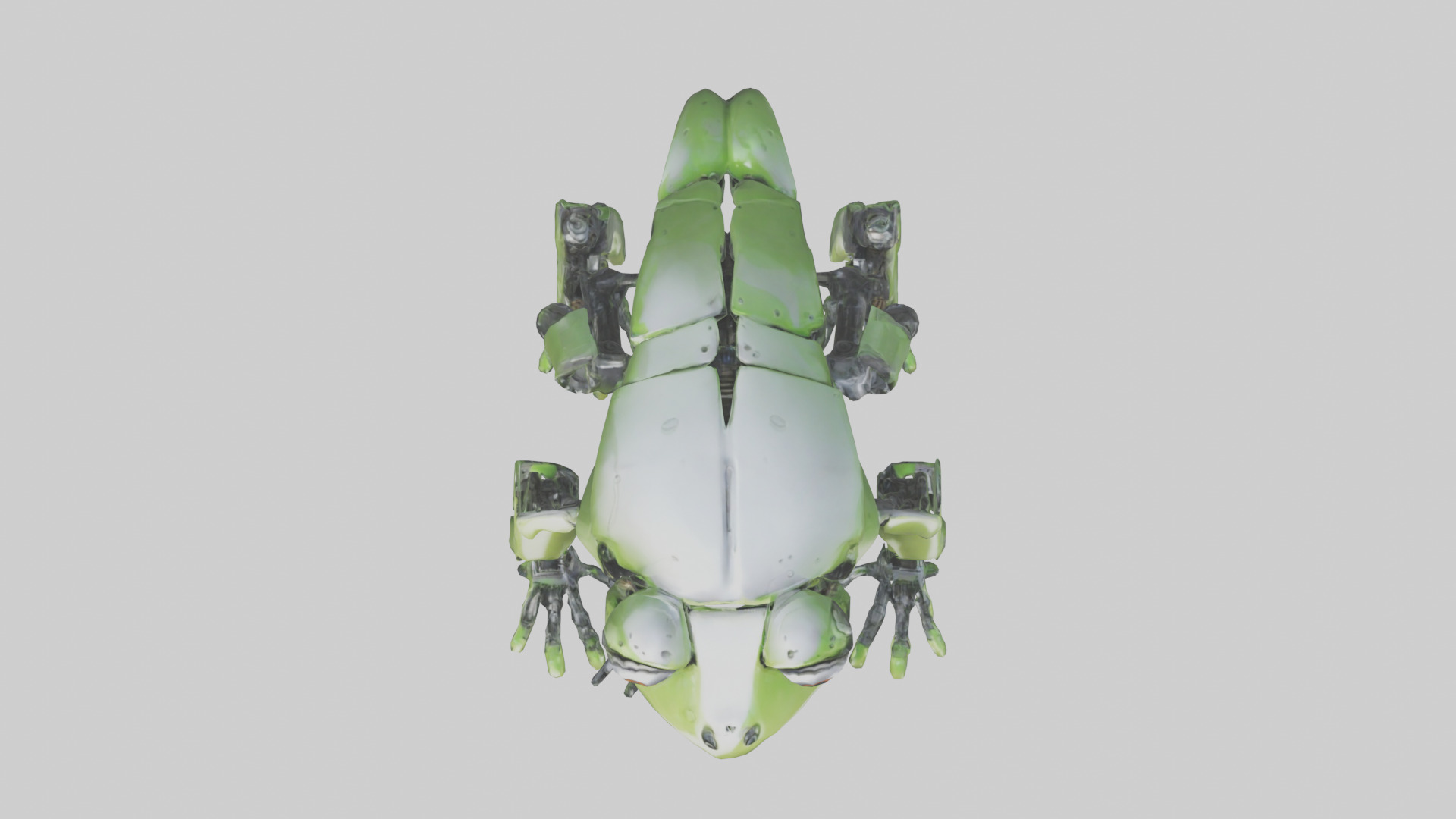 Robot version of a robot frog model 3D model_14
