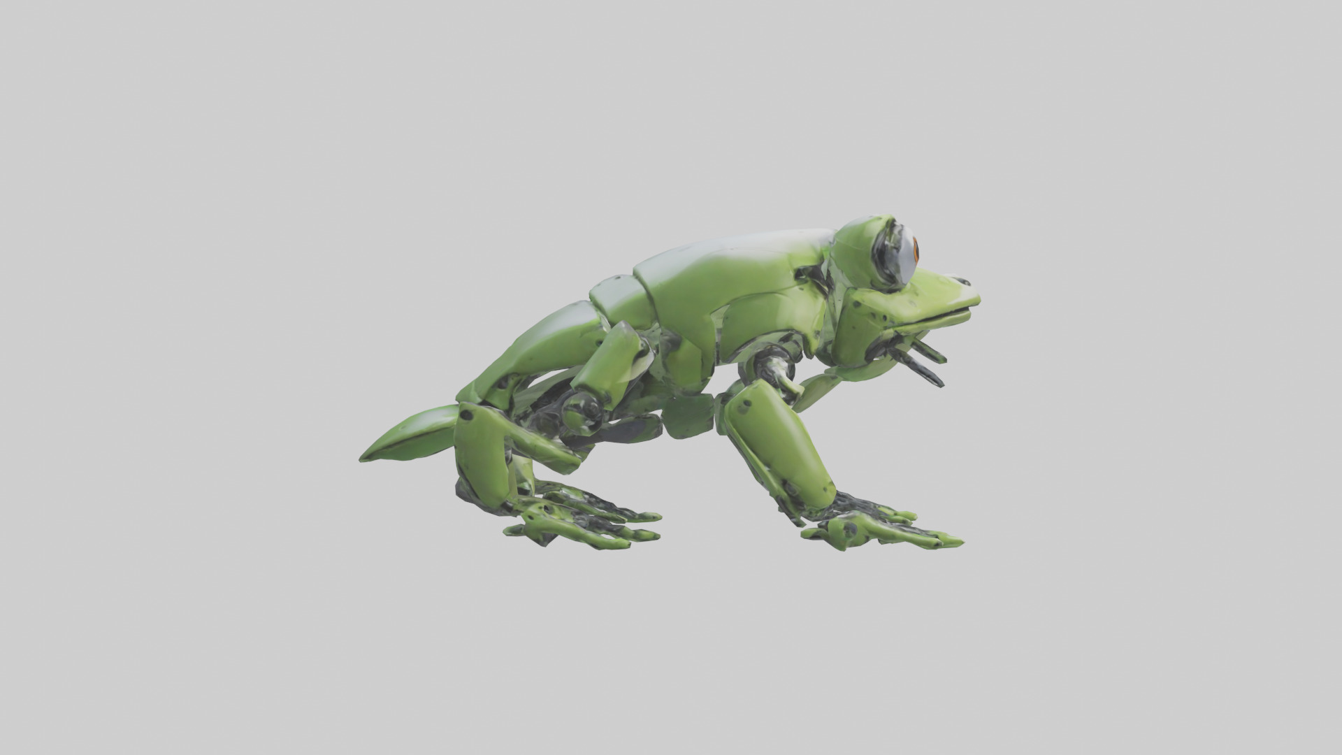 Robot version of a robot frog model 3D model_13