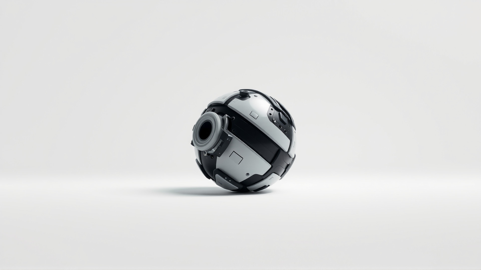 Cyberpunk Combat Sphere Model Low-poly 3D model_6