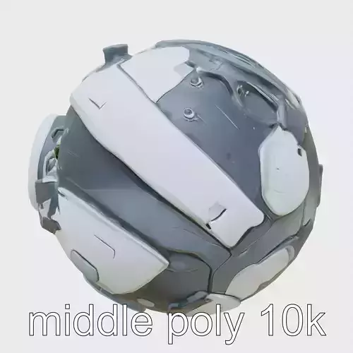 Cyberpunk Combat Sphere Model