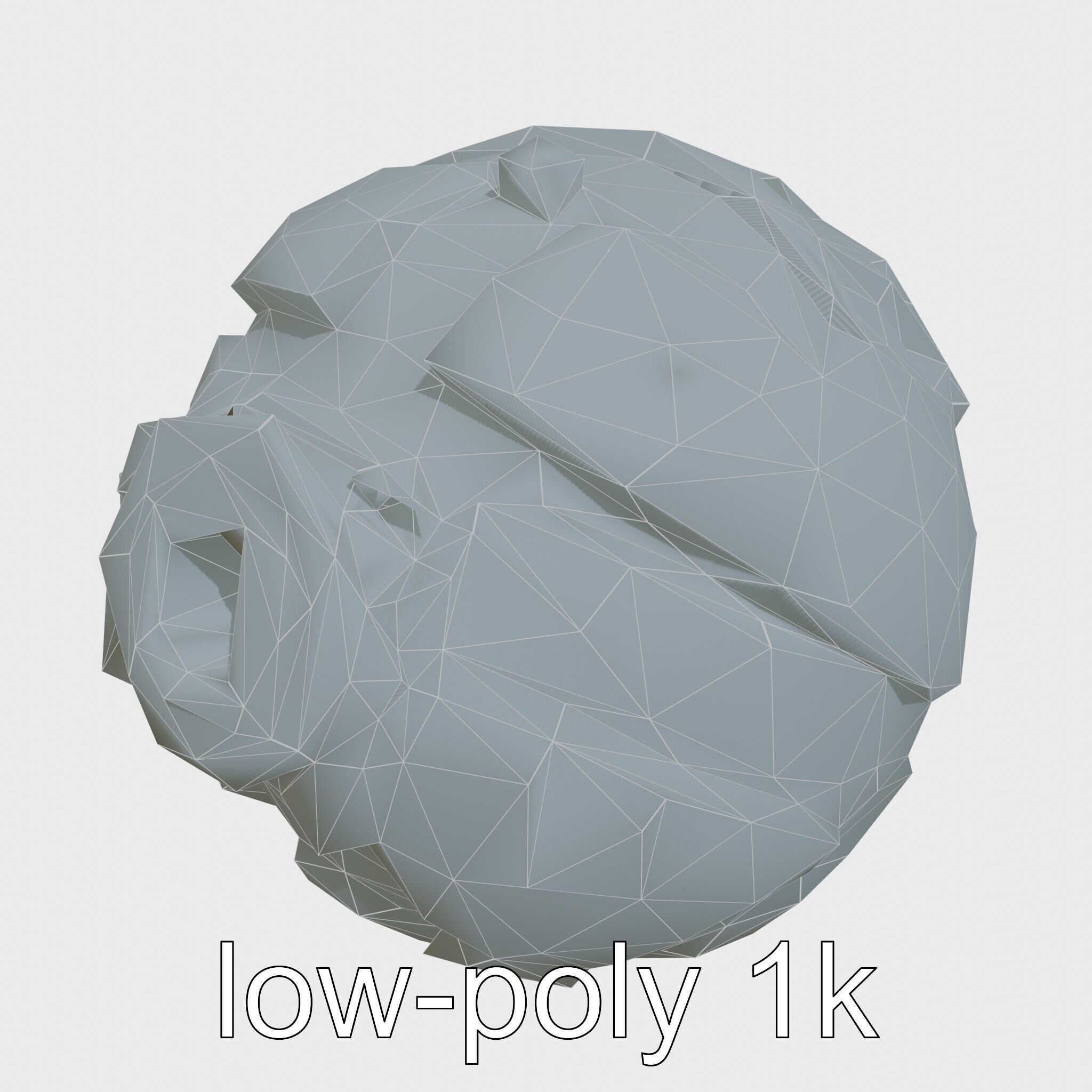 Cyberpunk Combat Sphere Model Low-poly 3D model_31