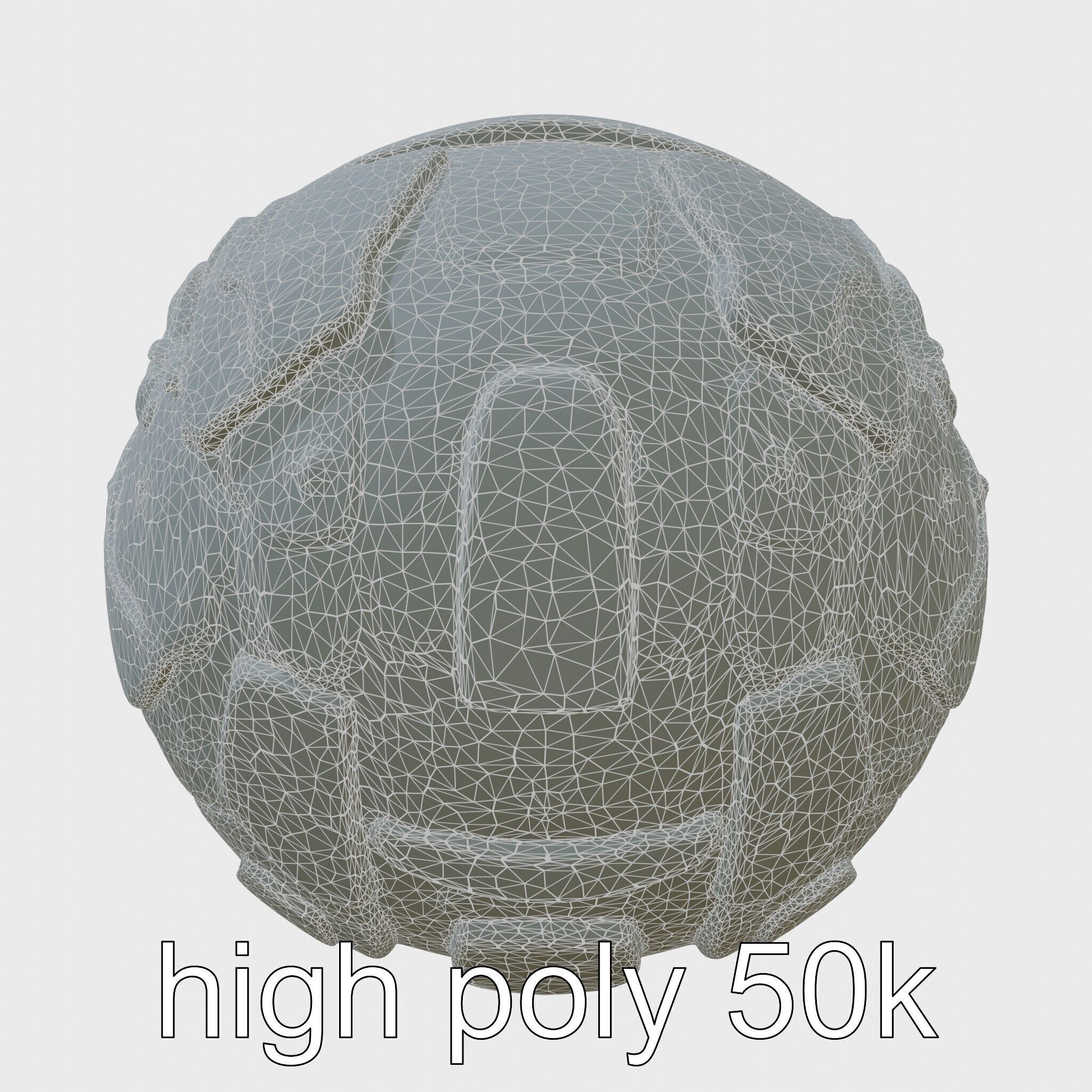 Cyberpunk Combat Sphere Model Low-poly 3D model_23