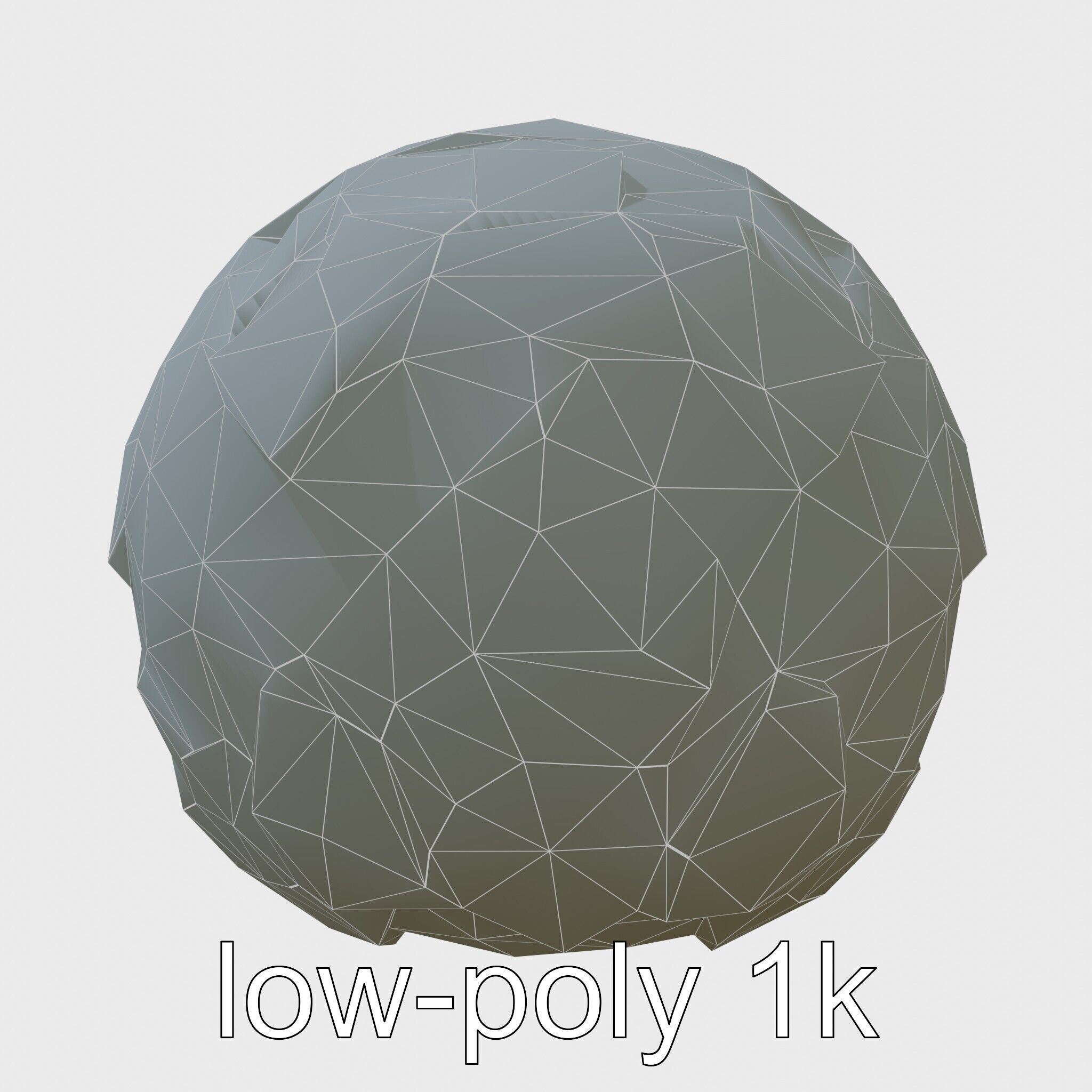 Cyberpunk Combat Sphere Model Low-poly 3D model_10