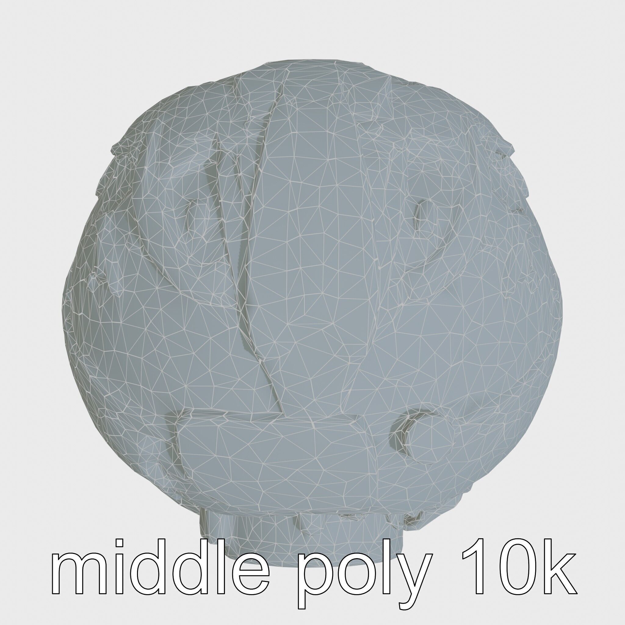 Cyberpunk Combat Sphere Model Low-poly 3D model_29