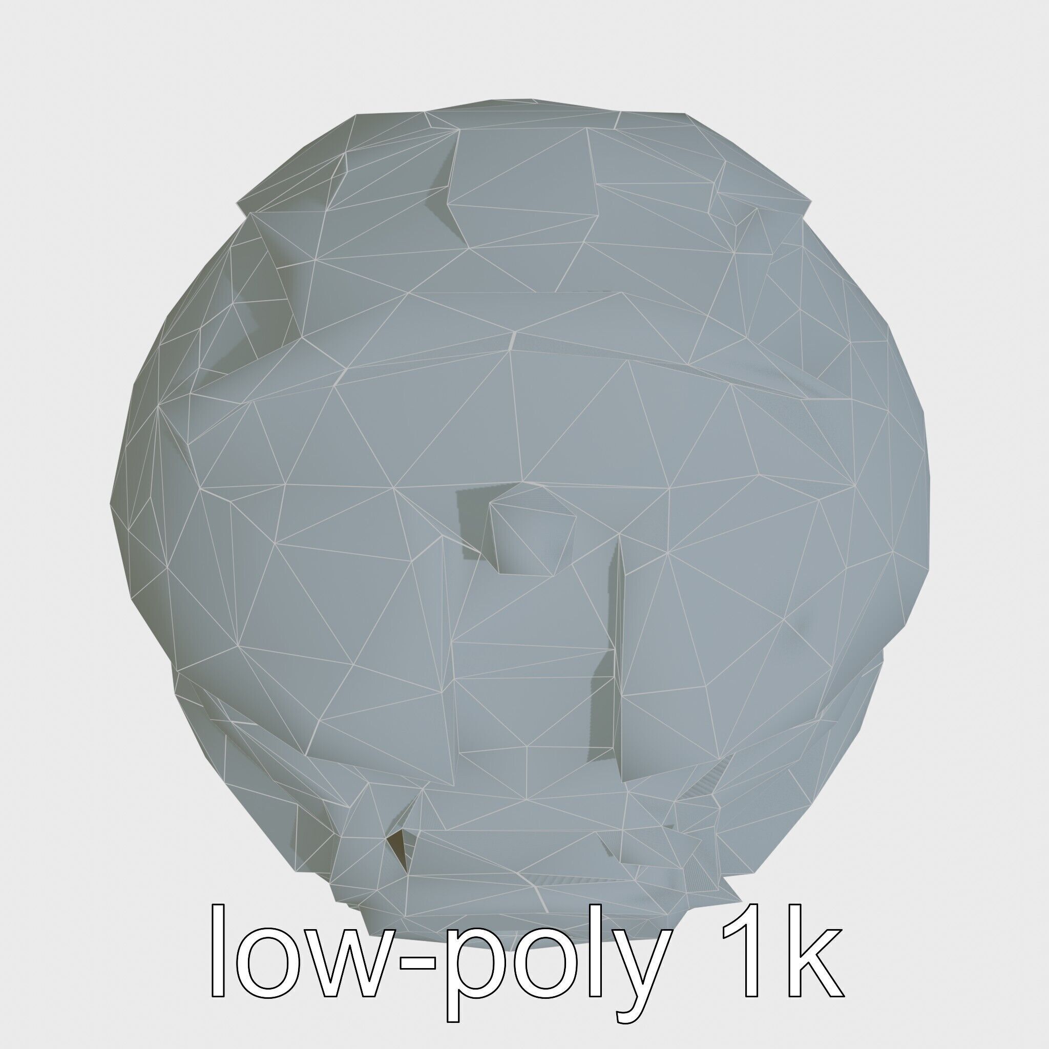 Cyberpunk Combat Sphere Model Low-poly 3D model_21