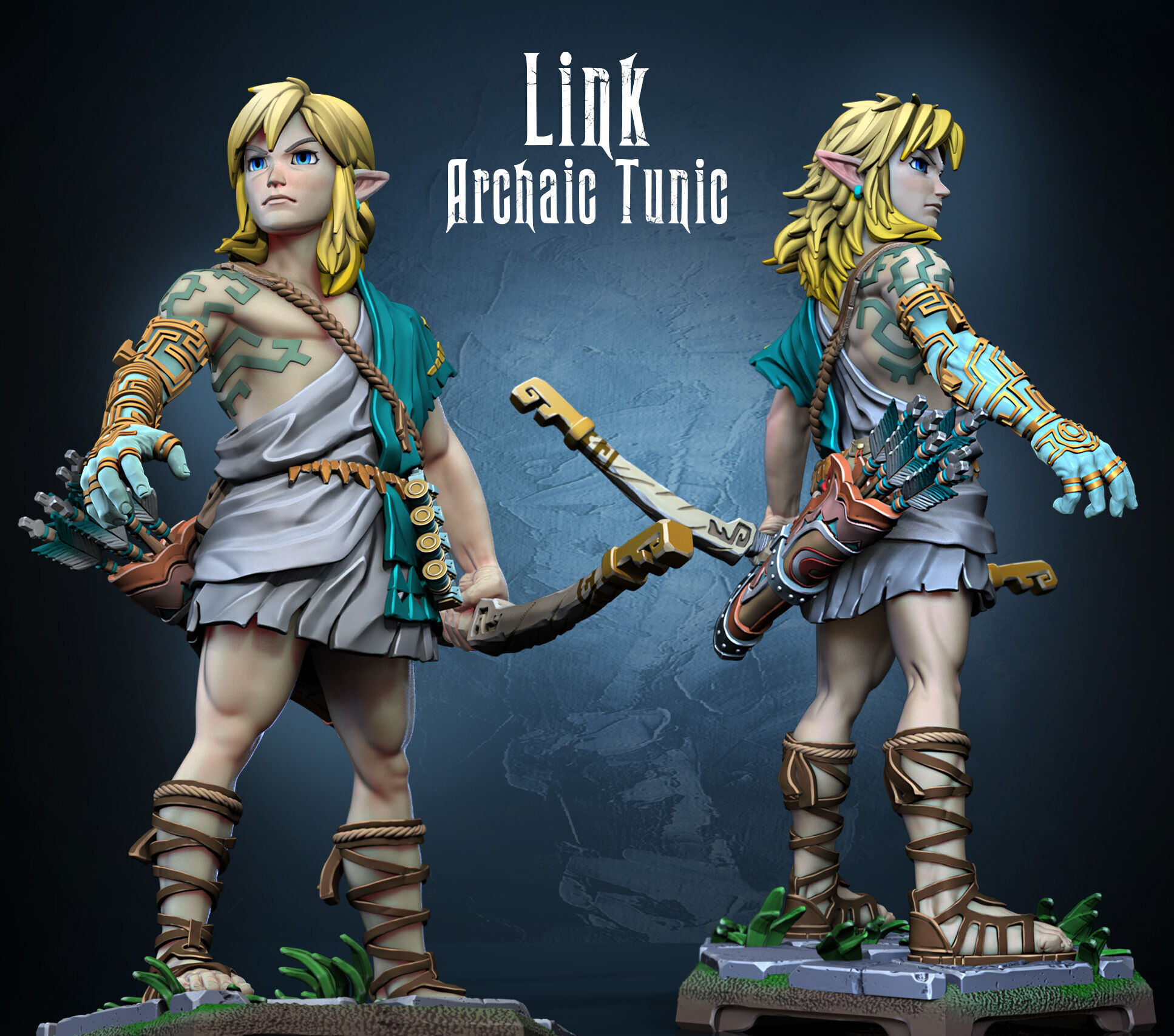 Link Archaic Tunic 3D print model_3