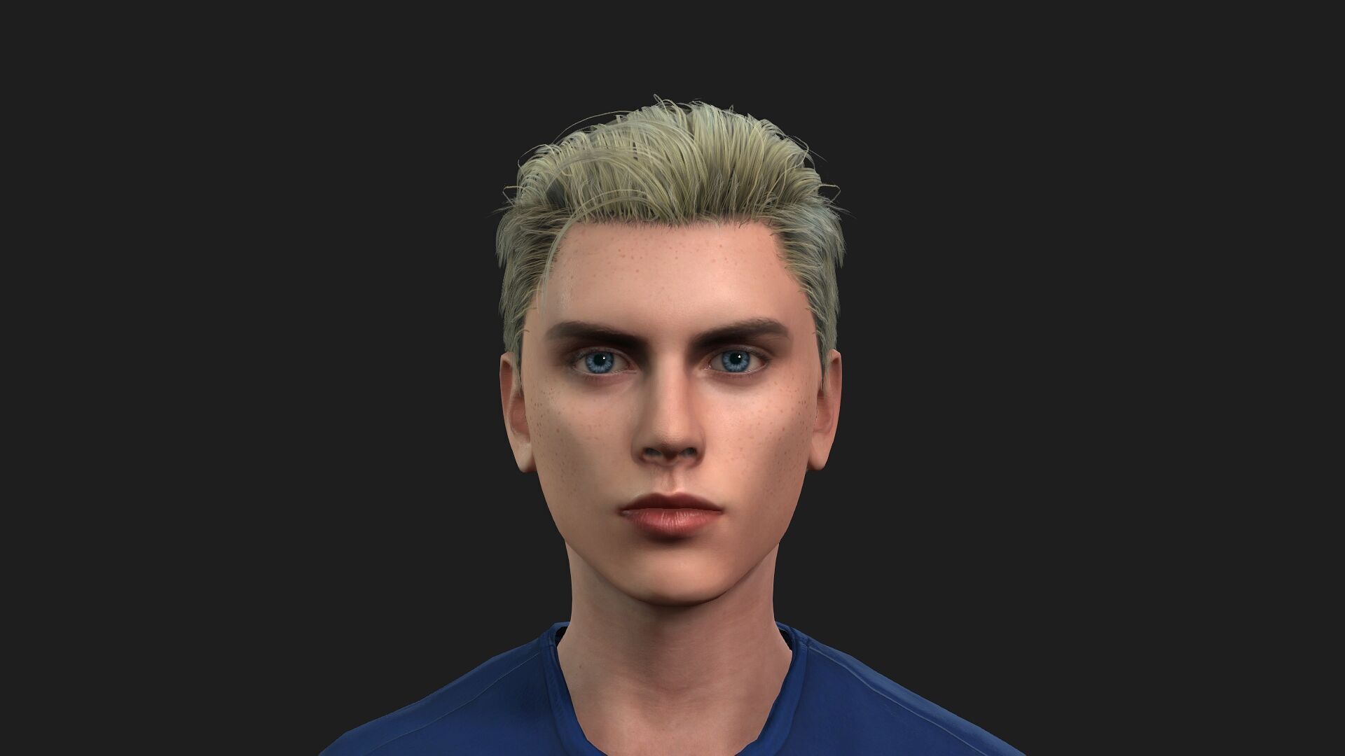 High quality handsome teenage boy 3D model 3D model_2