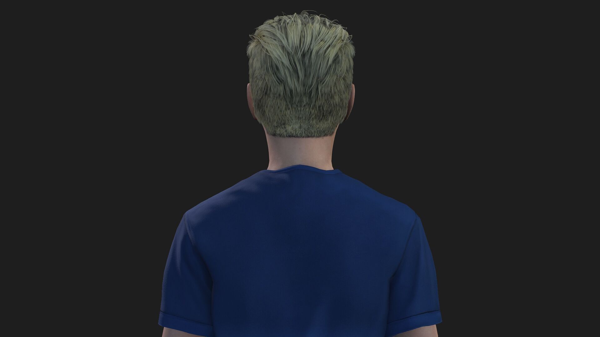 High quality handsome teenage boy 3D model 3D model_6