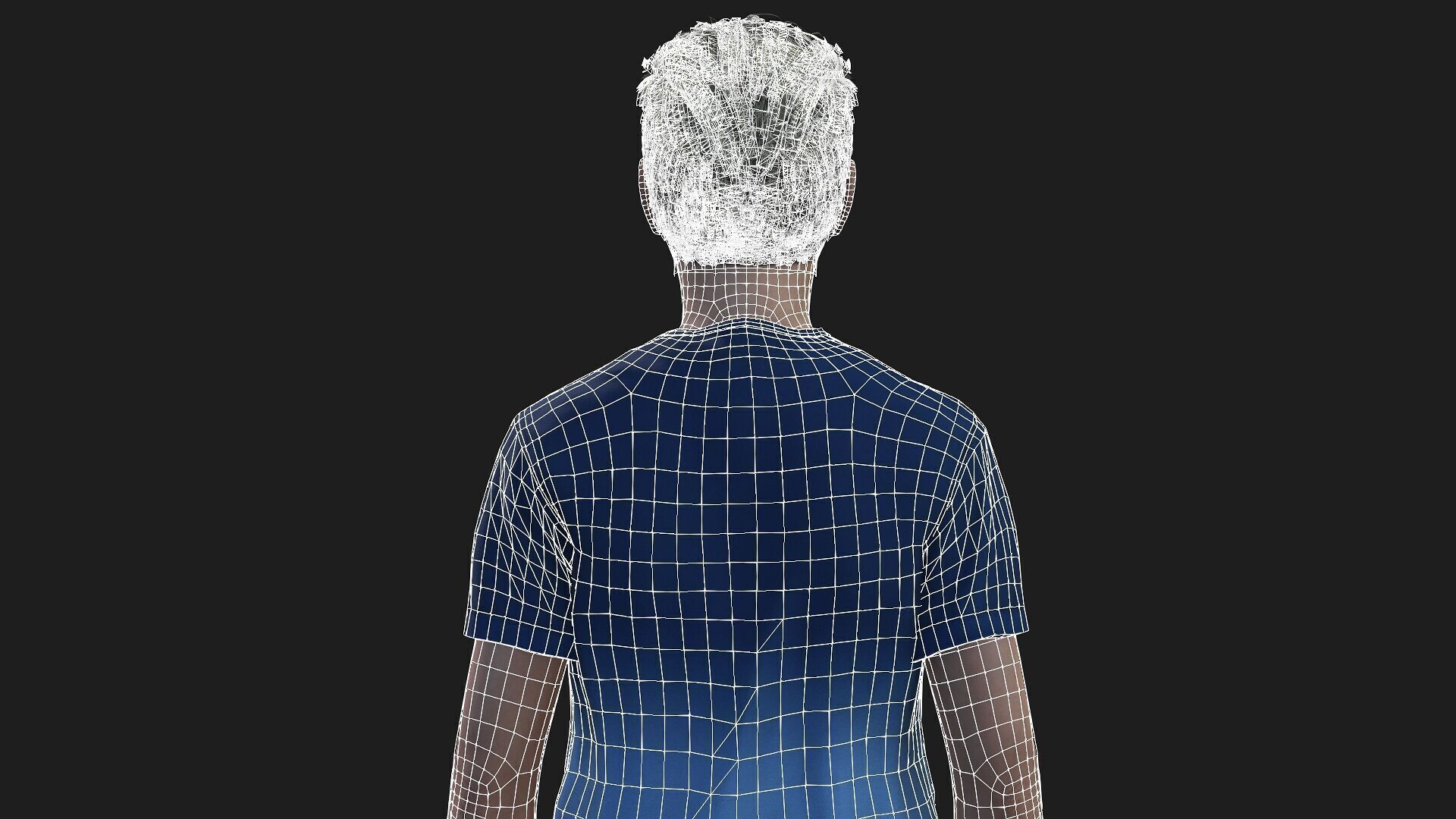 High quality handsome teenage boy 3D model 3D model_16